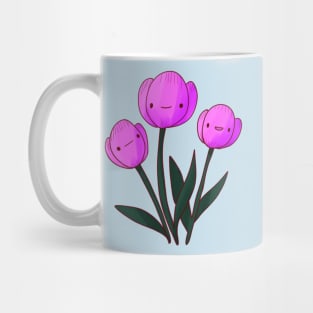 Purple tulip illustration Mug